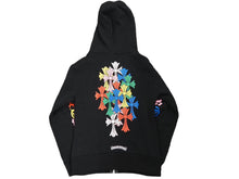 Load image into Gallery viewer, CHROMEHEARTS クロムハーツ MLTCOL CEM CRS パーカー クロスボール ジップ ブラック マルチカラー サイズ8Y 美品 中古 53859