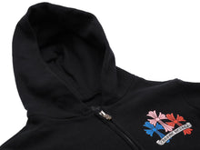 Load image into Gallery viewer, CHROMEHEARTS クロムハーツ MLTCOL CEM CRS パーカー クロスボール ジップ ブラック マルチカラー サイズ8Y 美品 中古 53859
