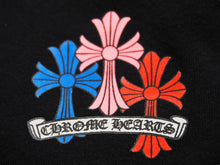 Load image into Gallery viewer, CHROMEHEARTS クロムハーツ MLTCOL CEM CRS パーカー クロスボール ジップ ブラック マルチカラー サイズ8Y 美品 中古 53859