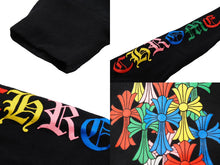 Load image into Gallery viewer, CHROMEHEARTS クロムハーツ MLTCOL CEM CRS パーカー クロスボール ジップ ブラック マルチカラー サイズ8Y 美品 中古 53859