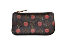 Load image into Gallery viewer, LOUIS VUITTON ルイ・ヴィトン モノグラム チェリー ポシェットクレ コインケース ブラウン レッド M95042 中古 53864