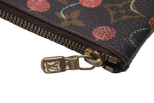 Load image into Gallery viewer, LOUIS VUITTON ルイ・ヴィトン モノグラム チェリー ポシェットクレ コインケース ブラウン レッド M95042 中古 53864