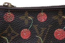 Load image into Gallery viewer, LOUIS VUITTON ルイ・ヴィトン モノグラム チェリー ポシェットクレ コインケース ブラウン レッド M95042 中古 53864