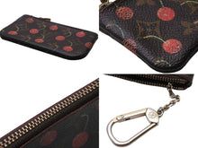 Load image into Gallery viewer, LOUIS VUITTON ルイ・ヴィトン モノグラム チェリー ポシェットクレ コインケース ブラウン レッド M95042 中古 53864