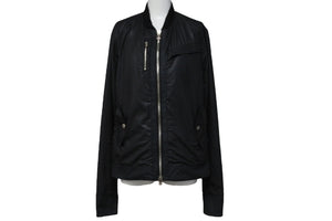 ChromeHearts クロムハーツ MA1 ボンバージャケット ダガージップ クロスボタン ブラック シルバー サイズS 美品 中古 53876