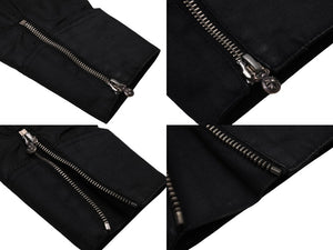ChromeHearts クロムハーツ MA1 ボンバージャケット ダガージップ クロスボタン ブラック シルバー サイズS 美品 中古 53876