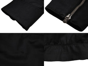 ChromeHearts クロムハーツ MA1 ボンバージャケット ダガージップ クロスボタン ブラック シルバー サイズS 美品 中古 53876