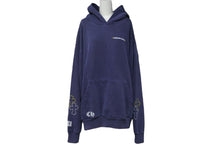 Load image into Gallery viewer, ChromeHearts クロムハーツ DRAKE HD PLVR Certified Lover Boyドレイク プルオーバーパーカー ブルー XL 美品 中古 53877
