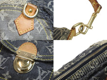 Load image into Gallery viewer, LOUISVUITTON ルイヴィトン パウチィ ワンショルダーバッグ パッチワーク M95383 VI1067 モノグラムデニム グレー 美品 中古 53893