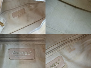 CHANEL シャネル ハンドバッグ ミニボストンバッグ キャビアスキン ベージュ 8番台 A20996 ゴールド金具 美品 中古 53907