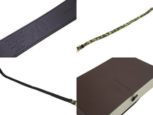 Load image into Gallery viewer, 極美品 LOUIS VUITTON ルイ・ヴィトン ベルト・バックル 村上隆 サイズ90 グリーン カモ柄 M9646U ゴールド金具 中古 53945