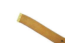 Load image into Gallery viewer, LOUIS VUITTON ルイヴィトン ベルト サンチュール・キャレ モノグラム M9272U PVC マルチカラー ゴールド金具 75 美品 中古 53955