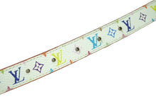 Load image into Gallery viewer, LOUIS VUITTON ルイヴィトン ベルト サンチュール・キャレ モノグラム M9272U PVC マルチカラー ゴールド金具 75 美品 中古 53955