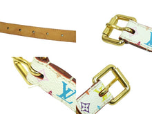Load image into Gallery viewer, LOUIS VUITTON ルイヴィトン ベルト サンチュール・キャレ モノグラム M9272U PVC マルチカラー ゴールド金具 75 美品 中古 53955