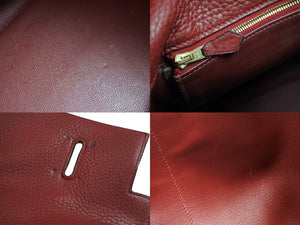 HERMES エルメス ケリー50 トゴ 2way バック トゴ ルージュアッシュ ゴールド金具 □J刻印 ハンドバッグ 中古 53966