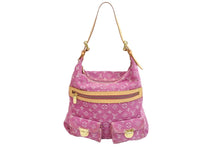 Load image into Gallery viewer, LOUIS VUITTON ルイヴィトン バギーGM ショルダーバッグ M95212 FL0020 モノグラムデニム ピンク ブラウン 美品 中古 53969