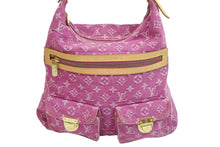 Load image into Gallery viewer, LOUIS VUITTON ルイヴィトン バギーGM ショルダーバッグ M95212 FL0020 モノグラムデニム ピンク ブラウン 美品 中古 53969