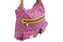 Load image into Gallery viewer, LOUIS VUITTON ルイヴィトン バギーGM ショルダーバッグ M95212 FL0020 モノグラムデニム ピンク ブラウン 美品 中古 53969