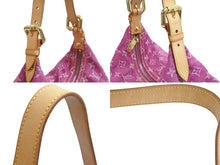 Load image into Gallery viewer, LOUIS VUITTON ルイヴィトン バギーGM ショルダーバッグ M95212 FL0020 モノグラムデニム ピンク ブラウン 美品 中古 53969