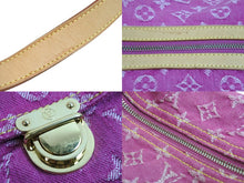 Load image into Gallery viewer, LOUIS VUITTON ルイヴィトン バギーGM ショルダーバッグ M95212 FL0020 モノグラムデニム ピンク ブラウン 美品 中古 53969