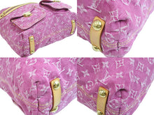 Load image into Gallery viewer, LOUIS VUITTON ルイヴィトン バギーGM ショルダーバッグ M95212 FL0020 モノグラムデニム ピンク ブラウン 美品 中古 53969