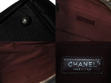 Load image into Gallery viewer, 極美品 CHANEL シャネル 2WAYハンドバッグ ミニボストン ココマーク キャビアスキン 23番台 ブラック シルバー金具 中古 53979