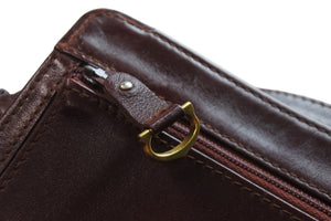 CARTIER カルティエ クラッチバッグ セカンドバッグ マストライン レザー ボルドー ゴールド金具 メンズ 良品 中古 54003