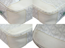 Load image into Gallery viewer, GOYARD ゴヤール ショルダーバッグ 斜め掛け グランブルーMM PVCコーティングキャンバス ホワイト シルバー金具 良品 中古 54009