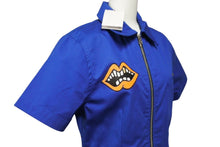 Load image into Gallery viewer, 極美品 CHROME HEARTS クロムハーツ マッティボーイ ワンピース ブルー 半袖 パッチ シルバー925 サイズM 中古 54014