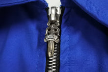 Load image into Gallery viewer, 極美品 CHROME HEARTS クロムハーツ マッティボーイ ワンピース ブルー 半袖 パッチ シルバー925 サイズM 中古 54014