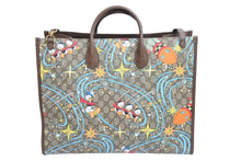 Load image into Gallery viewer, GUCCI グッチ DISNEY ディズニー 2WAYトートバッグ 650037498879 GGスプリームキャンバス ベージュ マルチカラー 美品 中古 54022