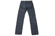 Load image into Gallery viewer, LOUIS VUITTON ルイ・ヴィトン 18AW モノグラム デニムパンツ ネイビー キムジョーンズ ロゴ HFD11WGUO 30 美品 中古 54031