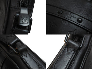 LOUIS VUITTON ルイヴィトン ショルダーバッグ モノグラムシャドウ ダヌーヴPM M44972 ブラック 良品 中古 54032