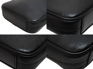 LOUIS VUITTON ルイヴィトン ショルダーバッグ モノグラムシャドウ ダヌーヴPM M44972 ブラック 良品 中古 54032