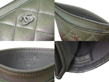 Load image into Gallery viewer, CHANEL シャネル カードケース 名刺入れ マトラツセ ココマーク 31番台 2021年 シルバー 良品 中古 54035
