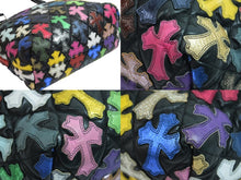 Load image into Gallery viewer, 極美品 CHROME HEARTS クロムハーツ ハンドバッグ マルチカラー ブラック フルセメタリー クロスパッチ FSトート 中古 54056