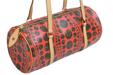 Load image into Gallery viewer, 極美品 ルイ ヴィトン LOUIS VUITTON モノグラム パンプキンドット パピヨン ショルダー バッグ 赤 草間彌生 M40689 中古 54061