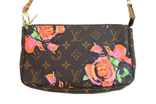 Load image into Gallery viewer, LOUIS VUITTON ルイ・ヴィトン ハンドバッグ モノグラムローズ アクセソワール ポーチ M48615 ゴールド金具 美品 中古 54063