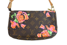 Load image into Gallery viewer, LOUIS VUITTON ルイ・ヴィトン ハンドバッグ モノグラムローズ アクセソワール ポーチ M48615 ゴールド金具 美品 中古 54063