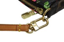 Load image into Gallery viewer, LOUIS VUITTON ルイ・ヴィトン ハンドバッグ モノグラムローズ アクセソワール ポーチ M48615 ゴールド金具 美品 中古 54063