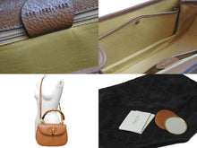 Load image into Gallery viewer, GUCCI グッチ バンブー 2WAYバッグ ハンドバッグ ショルダーバッグ 000 1951 0633 レザー ブラウン ゴールド金具 美品 中古 54066