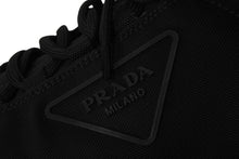 Load image into Gallery viewer, 極美品 PRADA プラダ スニーカー 厚底スニーカー ナイロン レザー ブラック 2EE353 サイズ5 1/2 中古 54068