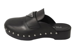 PRADA プラダ サンダル スタッズ クロッグシューズ