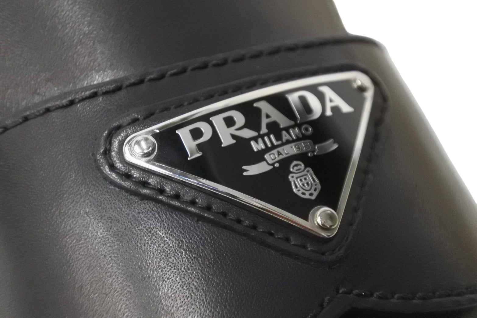 PRADA(プラダ) モノリス ラバーサンダル ブラック サイズ 6 1/2