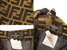 画像をギャラリービューアに読み込む, FENDI フェンディ ショートパンツ ズッカ柄 ブラウン F809/64 ポリエステルコットン レジンモダール サイズ38 美品 中古 54070 