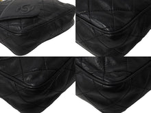 Load image into Gallery viewer, CHANEL シャネル マトラッセ タッセル チェーンショルダーバッグ フリンジ付き 0番台 ラムスキン ブラック 美品 中古 54084