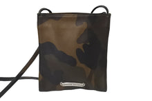 Load image into Gallery viewer, 極美品 CHROMEHEARTS クロムハーツ スクエアポケット ショルダーバッグ セメタリークロス スクロールラベル カモフラ柄 中古 54104