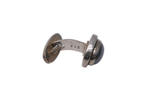 Load image into Gallery viewer, Georg Jensen ジョージジェンセン カフス ヘマタイトカフス シルバー925 44B ブルー 箱付き 美品 中古 54105
