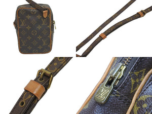 LOUIS VUITTON ルイヴィトン ショルダーバッグ ミニアマゾン モノグラム M45238 ブラウン ゴールド金具 良品 中古 54112