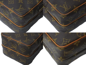 LOUIS VUITTON ルイヴィトン ショルダーバッグ ミニアマゾン モノグラム M45238 ブラウン ゴールド金具 良品 中古 54112